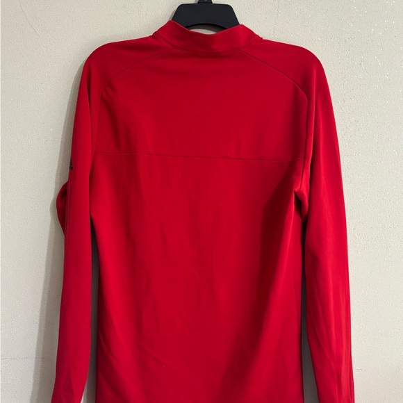 Adidas Duquesne Dukes Red Quarter Zip Pullover Women’s Small NCAA Game Day Top - Picture 4 of 4